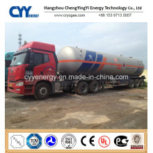 Chine 2015 LNG Liquide oxygène Nitrogen Tank Car Semi Semi-remorque